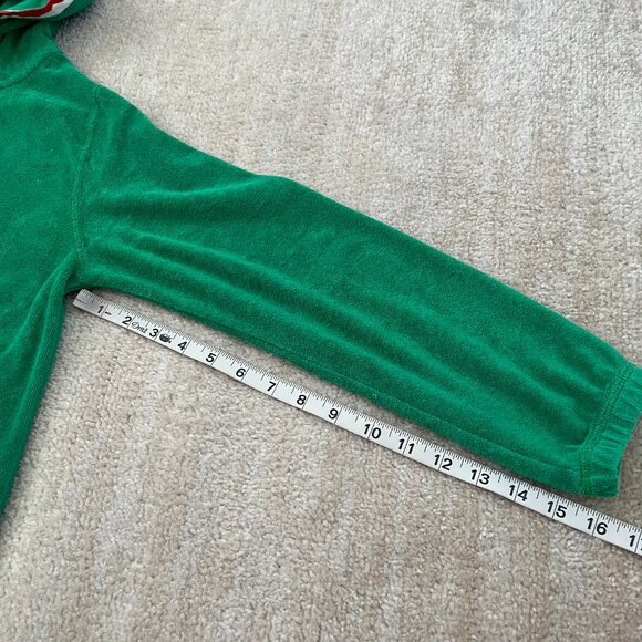 Hanna Andersson Boys Dino Green French Terry Zip Up Hoodie Sweatshirt 10 - Picture 7 of 9